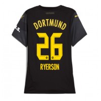 Koszulka piłkarska Borussia Dortmund Julian Ryerson #26 Strój wyjazdowy dla kobiety 2024-25 tanio Krótki Rękaw